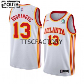 Dres Atlanta Hawks Bogdan Bogdanovic 13 Nike 2022-23 Association Edition Bijela Swingman - Dječji